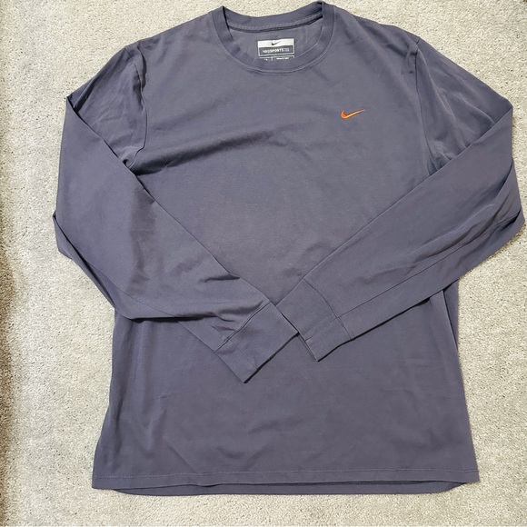 Nike Other - Nike Sports Tee, Navy Nike Fit Dry Long Sleeve Shirt